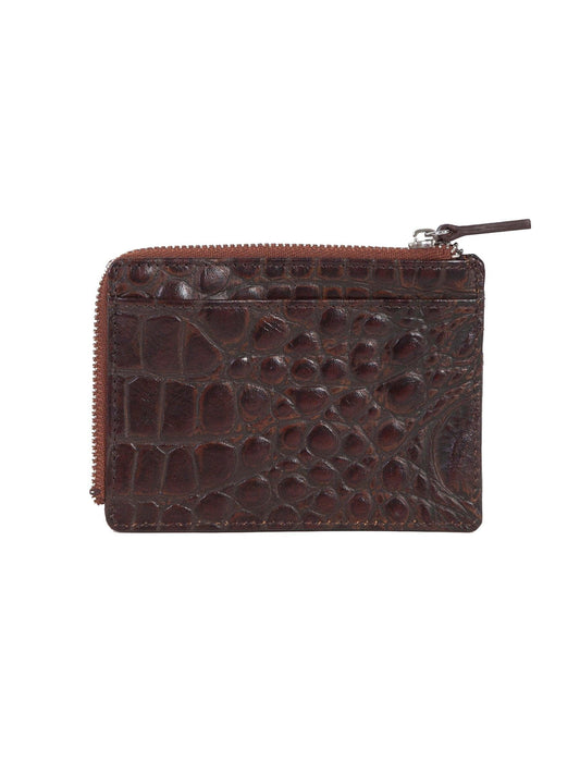 Scully CHOCOLATE COIN/CARD/KEY HOLDER - Scully Leather