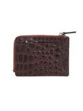 Scully CHOCOLATE COIN/CARD/KEY HOLDER - Scully Leather