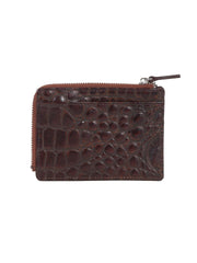 Scully CHOCOLATE COIN/CARD/KEY HOLDER - Scully Leather