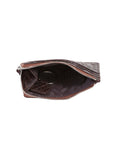 Scully CHOCOLATE COIN/CARD/KEY HOLDER - Scully Leather