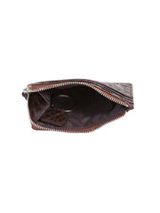 Scully CHOCOLATE COIN/CARD/KEY HOLDER - Scully Leather