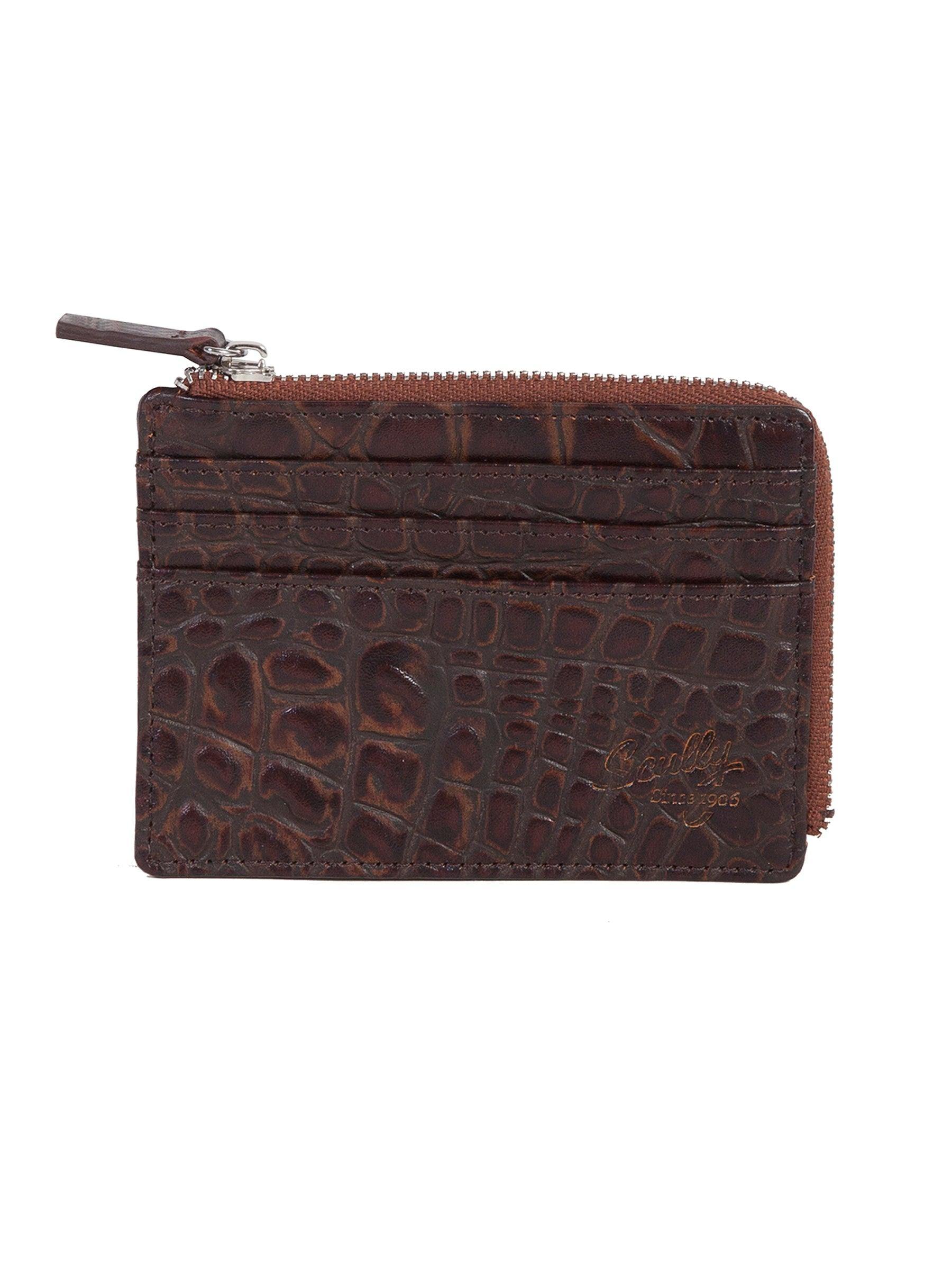 Scully CHOCOLATE COIN/CARD/KEY HOLDER - Scully Leather