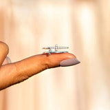 925 Sterling Silver Double Cross Ring - Trendsi