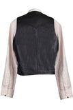 Scully BLACK WESTERN VEST/SINGLE POINT - Scully Leather