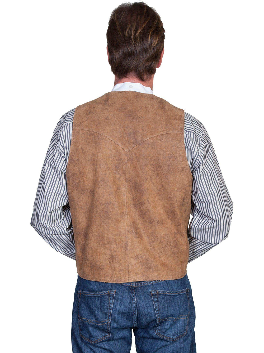 Scully MAPLE WESTERN VEST/SINGLE POINT - Scully Leather - Flyclothing LLC