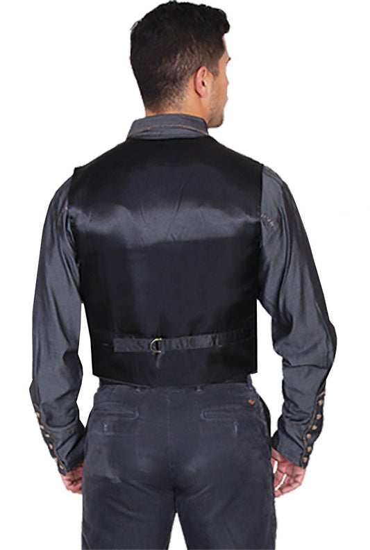 Scully BOURBON BOAR SUEDE SATIN BACK VEST - Scully Leather