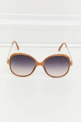 Metal-Plastic Hybrid Full Rim Sunglasses - Trendsi - Flyclothing LLC