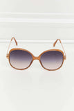 Metal-Plastic Hybrid Full Rim Sunglasses - Trendsi - Flyclothing LLC