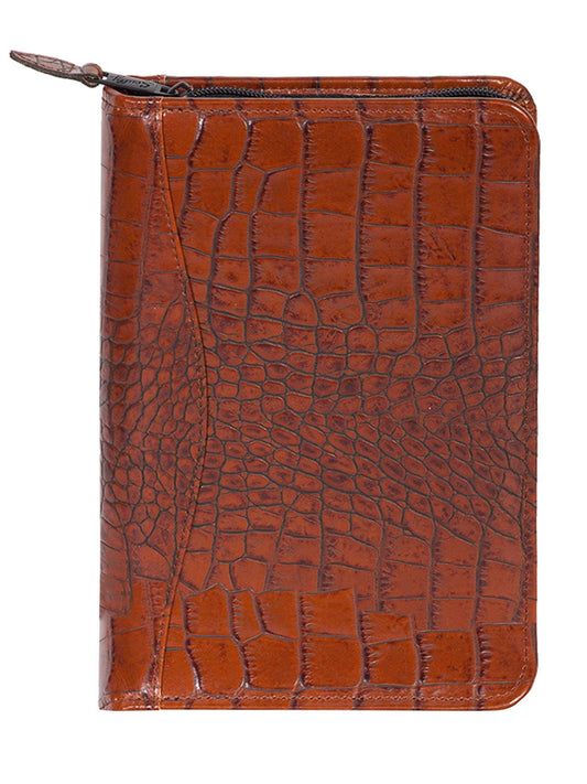 Scully DARK BRN JUNIOR ZIP PADFOLIO - Scully Leather