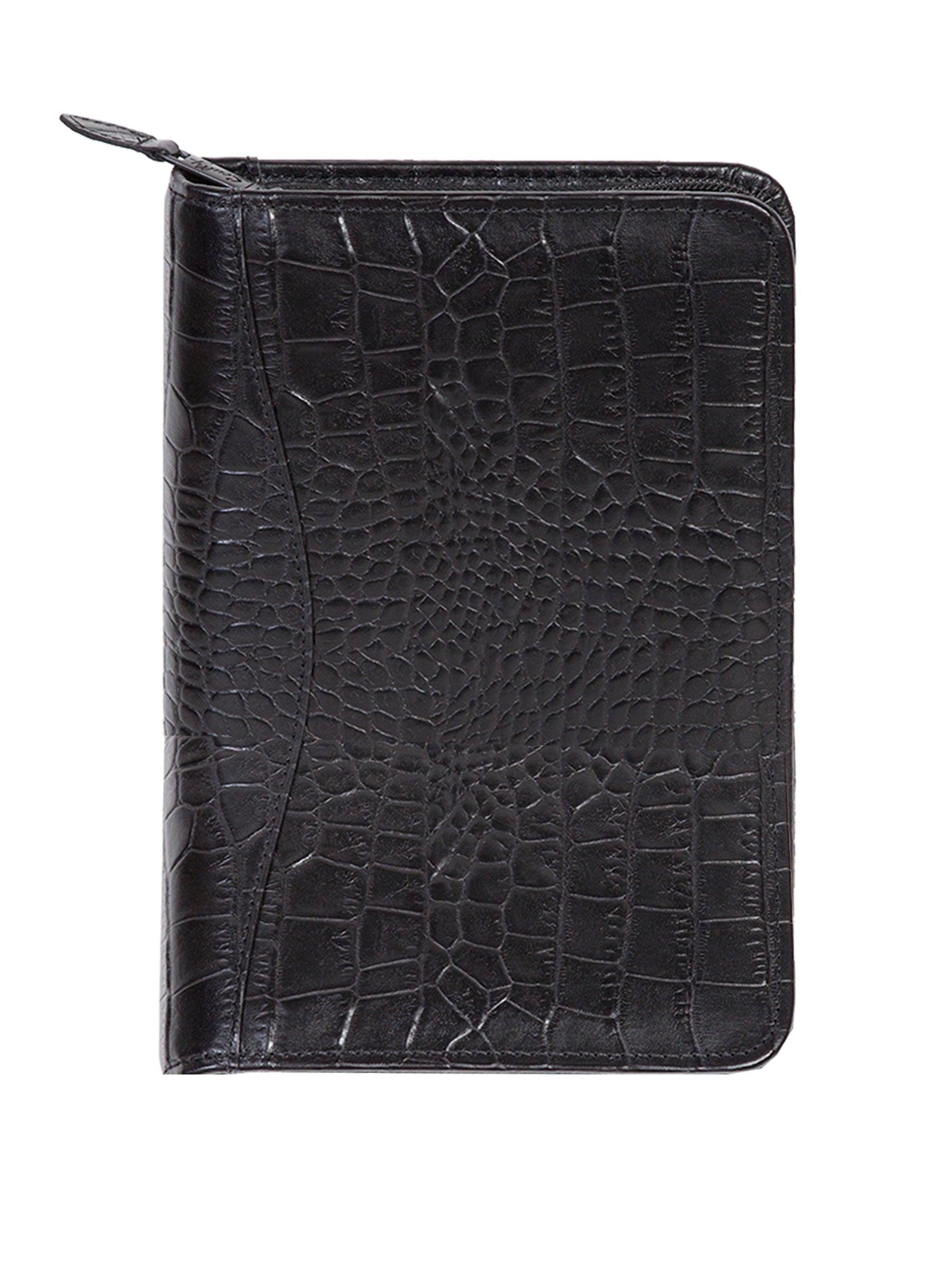 Scully BLACK JUNIOR ZIP PADFOLIO - Scully Leather