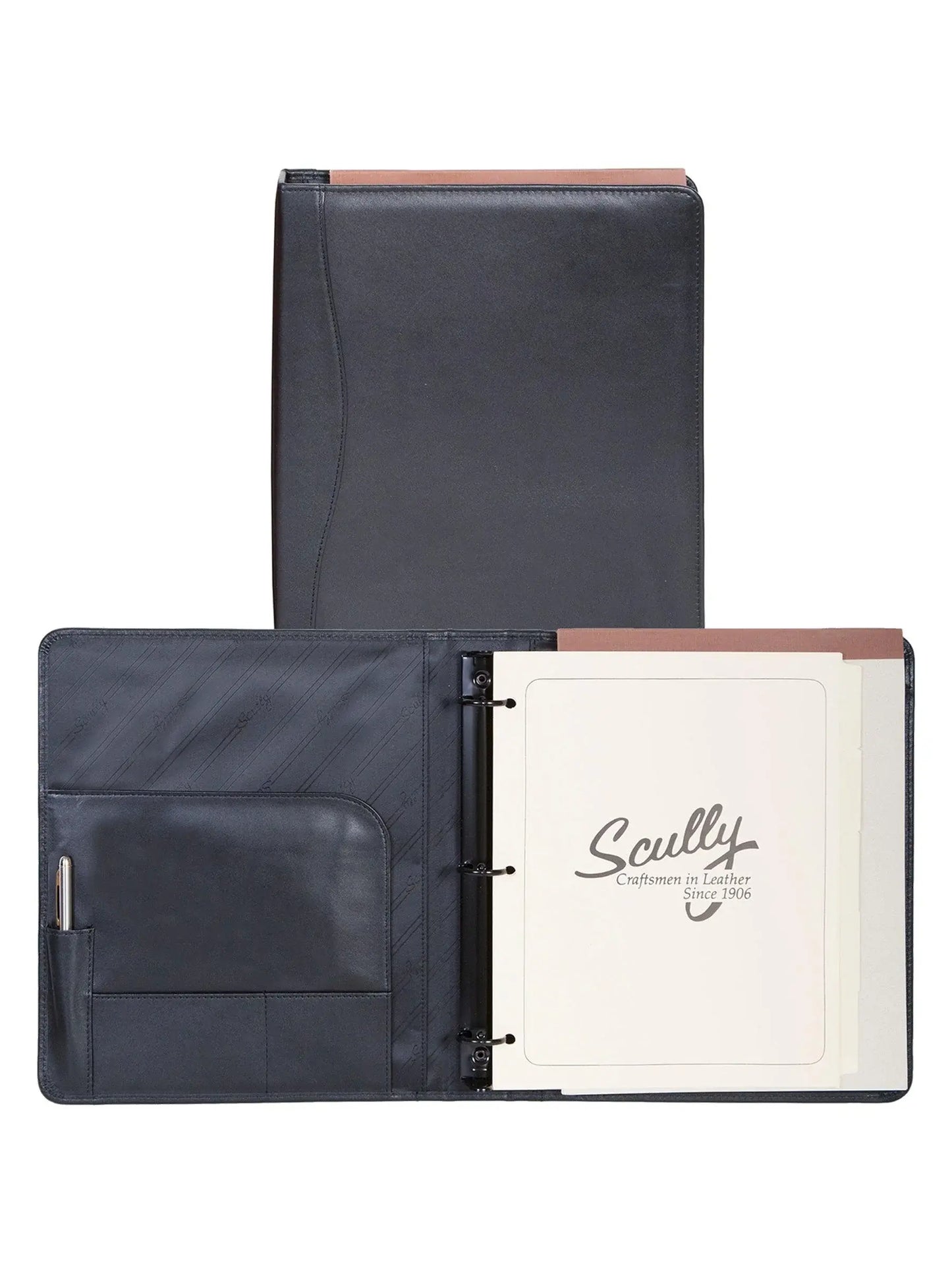 Scully BLACK 3 RING LETTER SIZE - Scully Leather - Flyclothing LLC