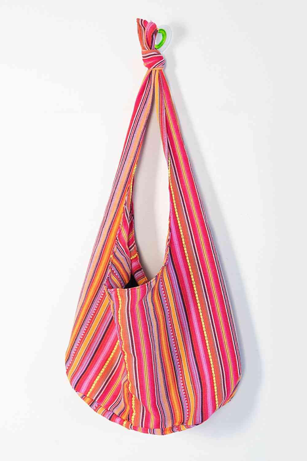 Large Canvas Crossbody Bag - Trendsi