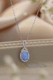 Feeling My Best Opal Pendant Necklace - Trendsi - Flyclothing LLC