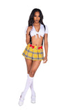 Roma Costume 3pc Glitzy School Girl - Roma Costume