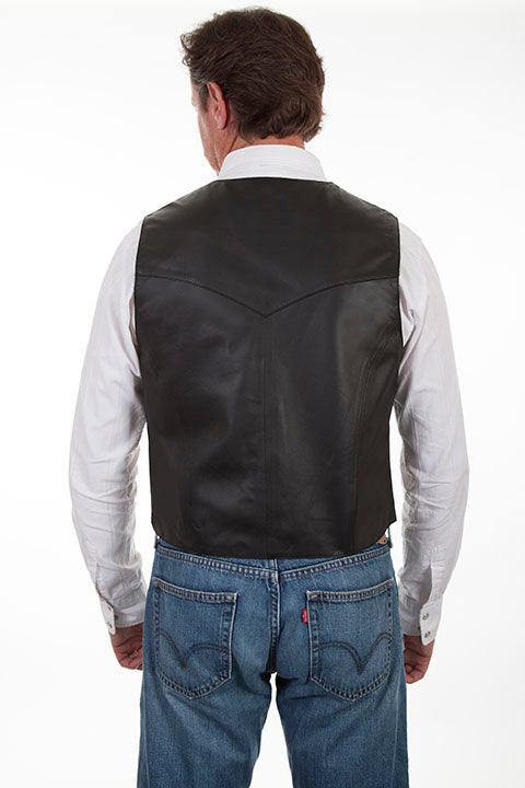 Scully BLACK /SOFT TOUCH LAMB SNAP FRONT VEST - Flyclothing LLC