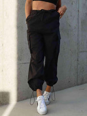 Drawstring Pants with Pockets - Trendsi