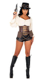 Roma Costume 7pc Industrial Vixen Steampunk - Roma Costume