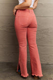 RISEN Bailey Full Size High Waist Side Slit Flare Jeans - Trendsi - Flyclothing LLC