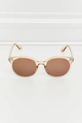 Round Full Rim Polycarbonate Frame Sunglasses - Trendsi - Flyclothing LLC