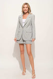 And The Why Pin Striped High Waist Rolled Shorts - Trendsi - Flyclothing LLC