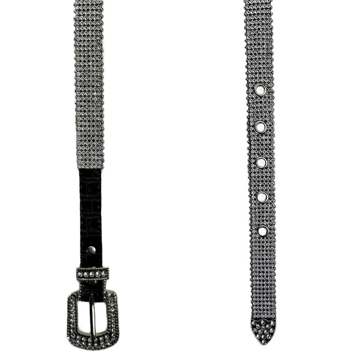 Rockmount Clothing Rhinestone Genuine Leather Western Belt - Rockmount Clothing - Flyclothing LLC