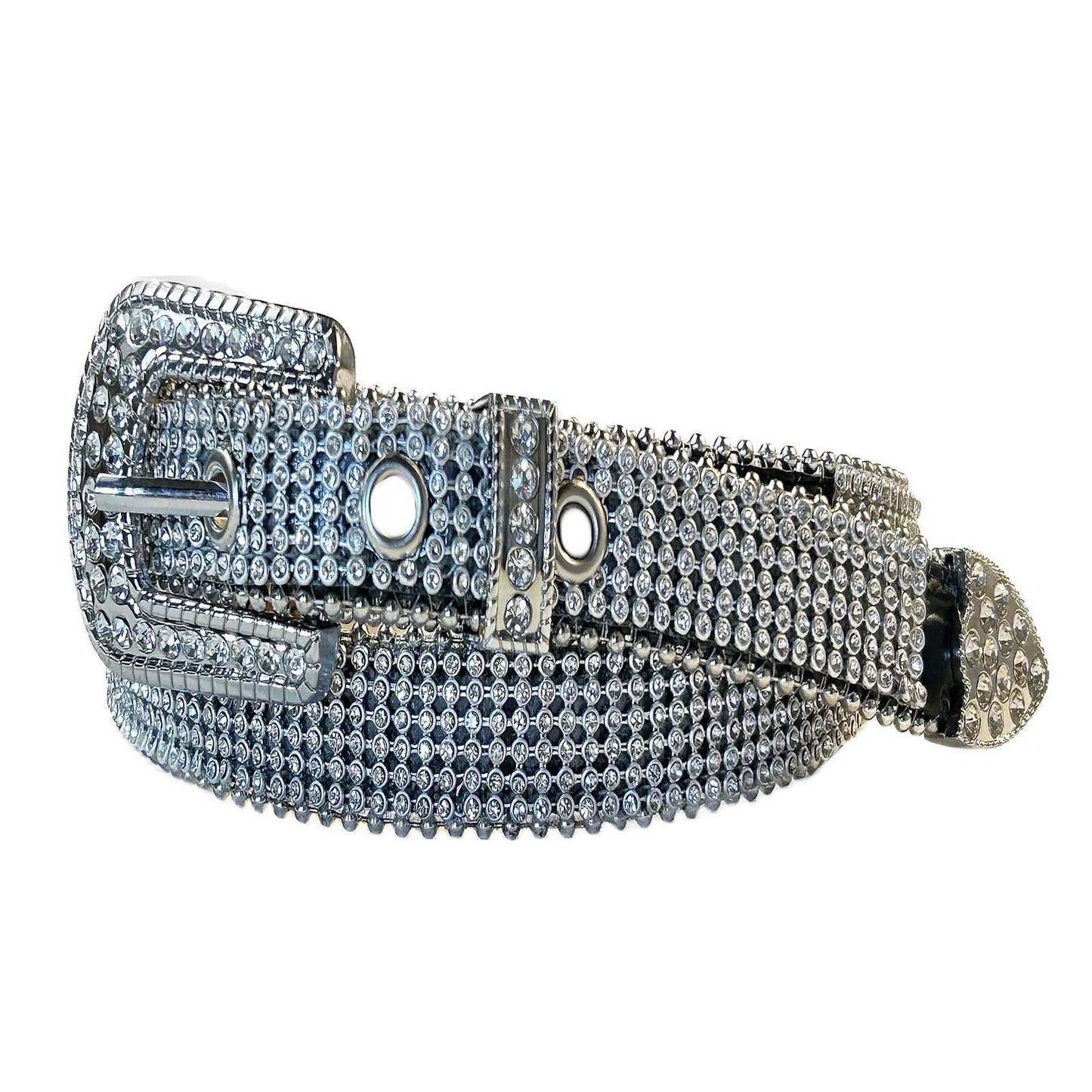 Rockmount Clothing Tapered Rhinestone Genuine Leather Western Belt - Rockmount Clothing - Flyclothing LLC