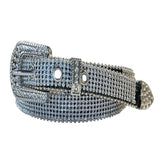 Rockmount Clothing Tapered Rhinestone Genuine Leather Western Belt - Rockmount Clothing - Flyclothing LLC