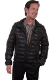 Scully BLACK RIBBED LEATHER JACKET - Scully Leather