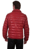 Scully RED LAMB RIBBED LEATHER JACKET - Scully Leather