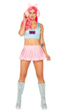 Roma Costume 3pc Video Game Doll - Roma Costume