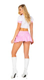 Roma Costume Pleated Vinyl Skirt - Roma Costume