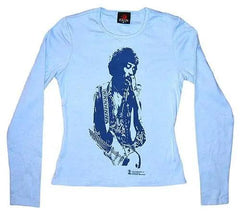 Jimi Hendrix Strumming Tee L/S - Jimi Hendrix