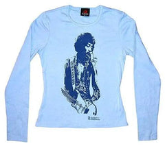 Jimi Hendrix Strumming Tee L/S - Flyclothing LLC