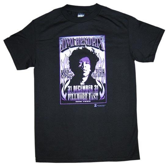 Jimi Hendrix Fillmore East T-Shirt - Flyclothing LLC