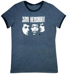 Jimi Hendrix Womens Ringer Tee - Jimi Hendrix