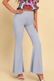 Pull On Flared Pants - Trendsi