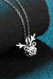 1 Carat Moissanite 925 Sterling Silver Necklace - Trendsi