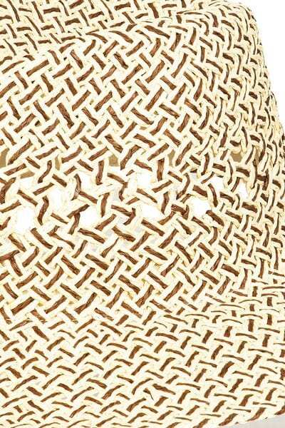 Fame Cutout Woven Straw Hat - Trendsi - Flyclothing LLC