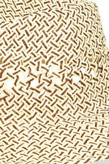 Fame Cutout Woven Straw Hat - Trendsi