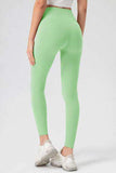 High Waist Skinny Active Pants - Trendsi - Flyclothing LLC
