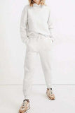 Dropped Shoulder Hoodie and Drawstring Pants Set - Trendsi - Flyclothing LLC