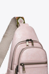 It's Your Time PU Leather Sling Bag - Trendsi - Flyclothing LLC