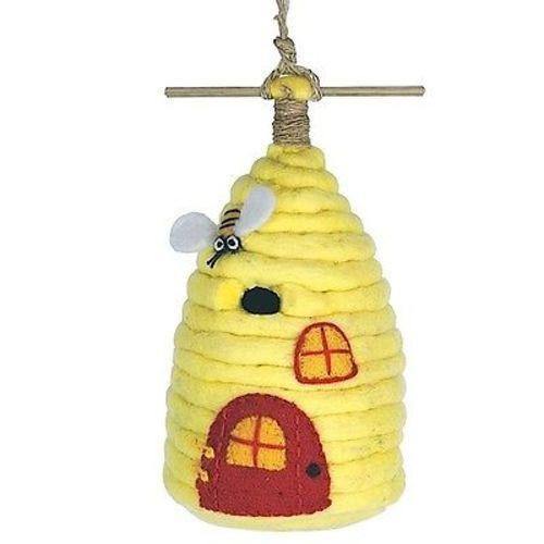 Felt Birdhouse - Honey House - Wild Woolies - Flyclothing LLC