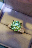 5 Carat Moissanite 4-Prong Wide Band Ring - Trendsi - Flyclothing LLC