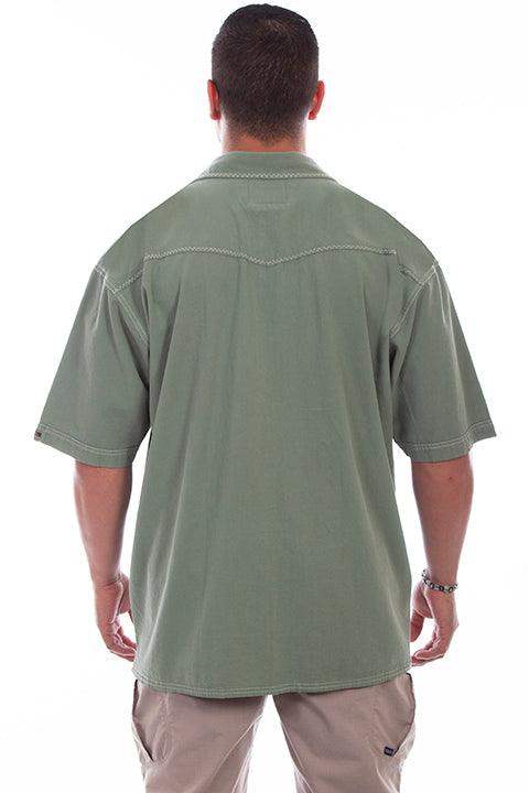Scully MOSS PALM EMBROIDERY - Scully Leather - Flyclothing LLC