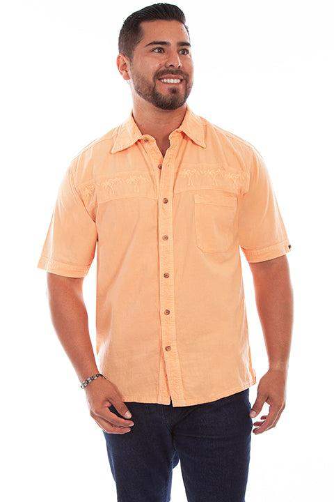 Scully PAPAYA PALM EMBROIDERY - Scully Leather - Flyclothing LLC