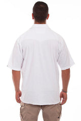 Scully WHITE PALM EMBROIDERY - Flyclothing LLC