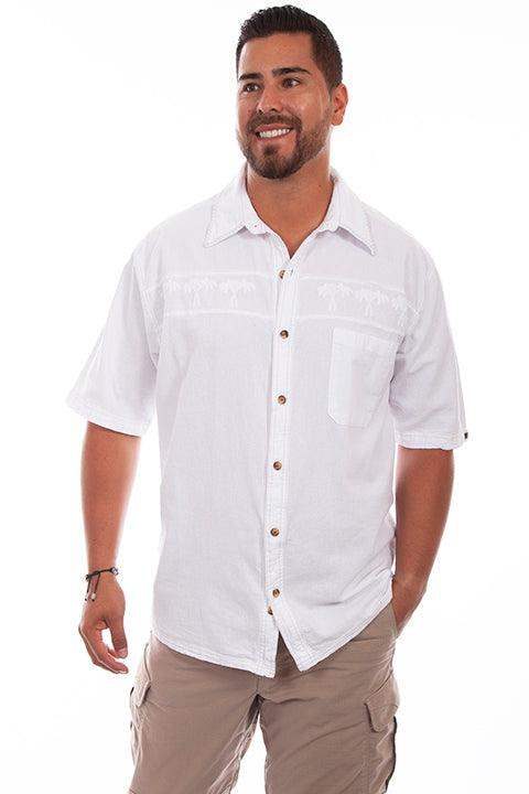 Scully WHITE PALM EMBROIDERY - Scully Leather - Flyclothing LLC