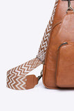Take A Trip PU Leather Sling Bag - Trendsi - Flyclothing LLC