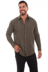 Scully WINTER GREEN THE MESA LS - Scully Leather - Flyclothing LLC